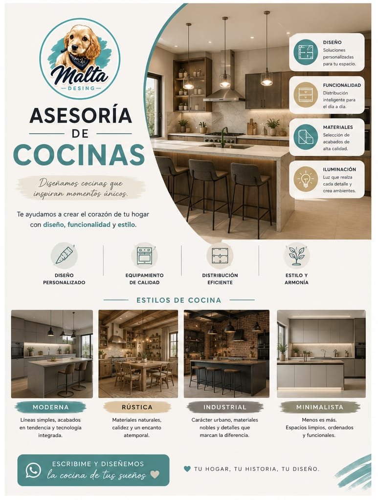 Asesoría de diseño de cocinas — Malta Desing